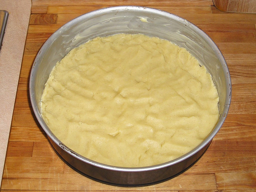 Gedeckter Apfelkuchen